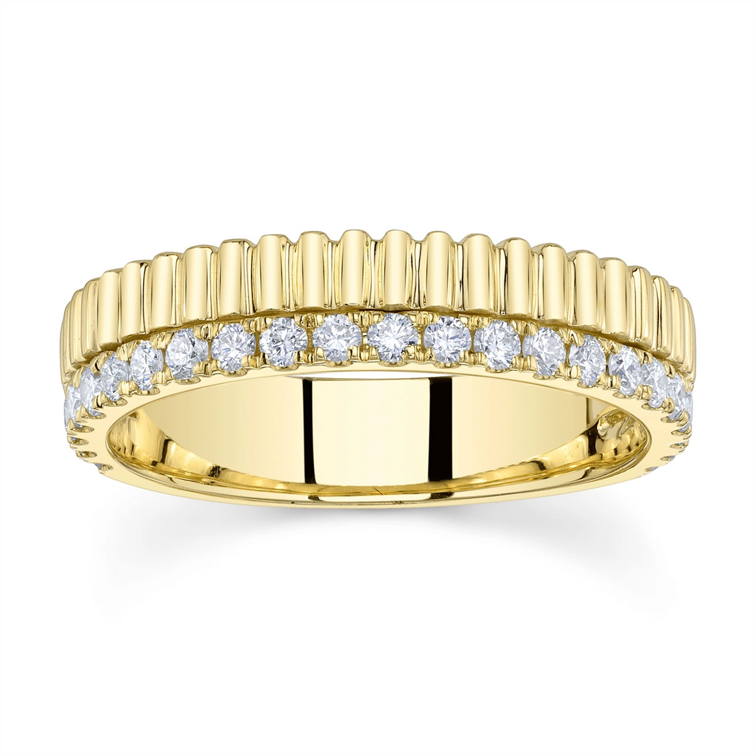 Wedding Bands Rings in Yellow Gold containing Diamond 434492