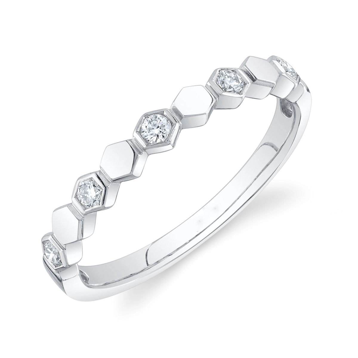 Wedding Bands Wedding Rings in White Gold containing Diamond 434493