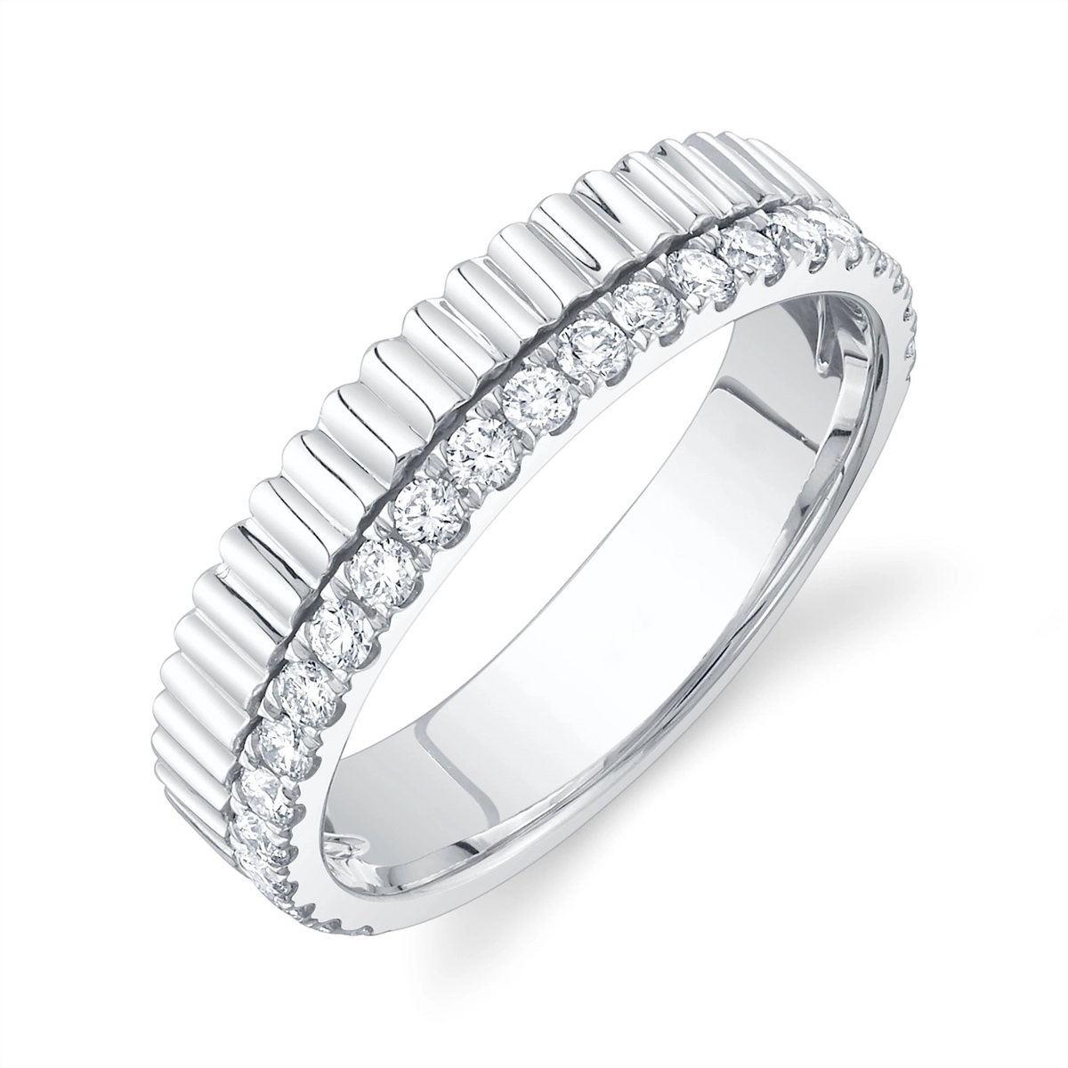 Wedding Bands Rings in White Gold containing Diamond 434496