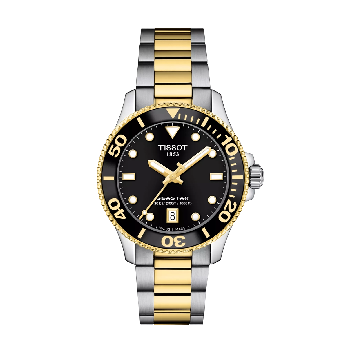 Tissot watch in Mixed Metals T1202102205100