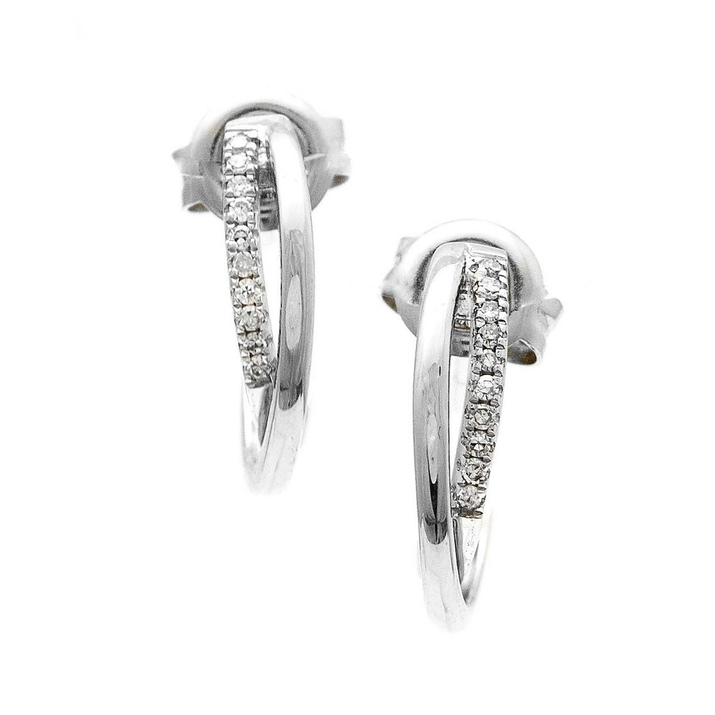 Earrings Earrings in White Gold containing Diamond 434674