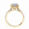 Tacori Engagement Rings in Yellow Gold containing Diamond 2677 OV 9.5X7 Y