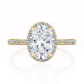 Tacori Engagement Rings in Yellow Gold containing Diamond 2677 OV 9.5X7 Y