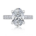 A. Jaffe Engagement Rings in White Gold containing Diamond MECOV3031L/473B