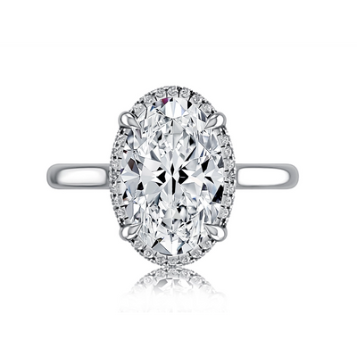 A. Jaffe Engagement Rings in White Gold containing Diamond MECOV2015L/425B
