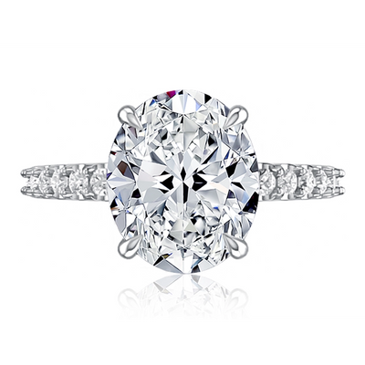 A. Jaffe Engagement Rings in White Gold containing Diamond MECOV3054L/555