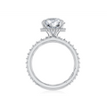 A. Jaffe Engagement Rings in White Gold containing Diamond MECOV3054L/555