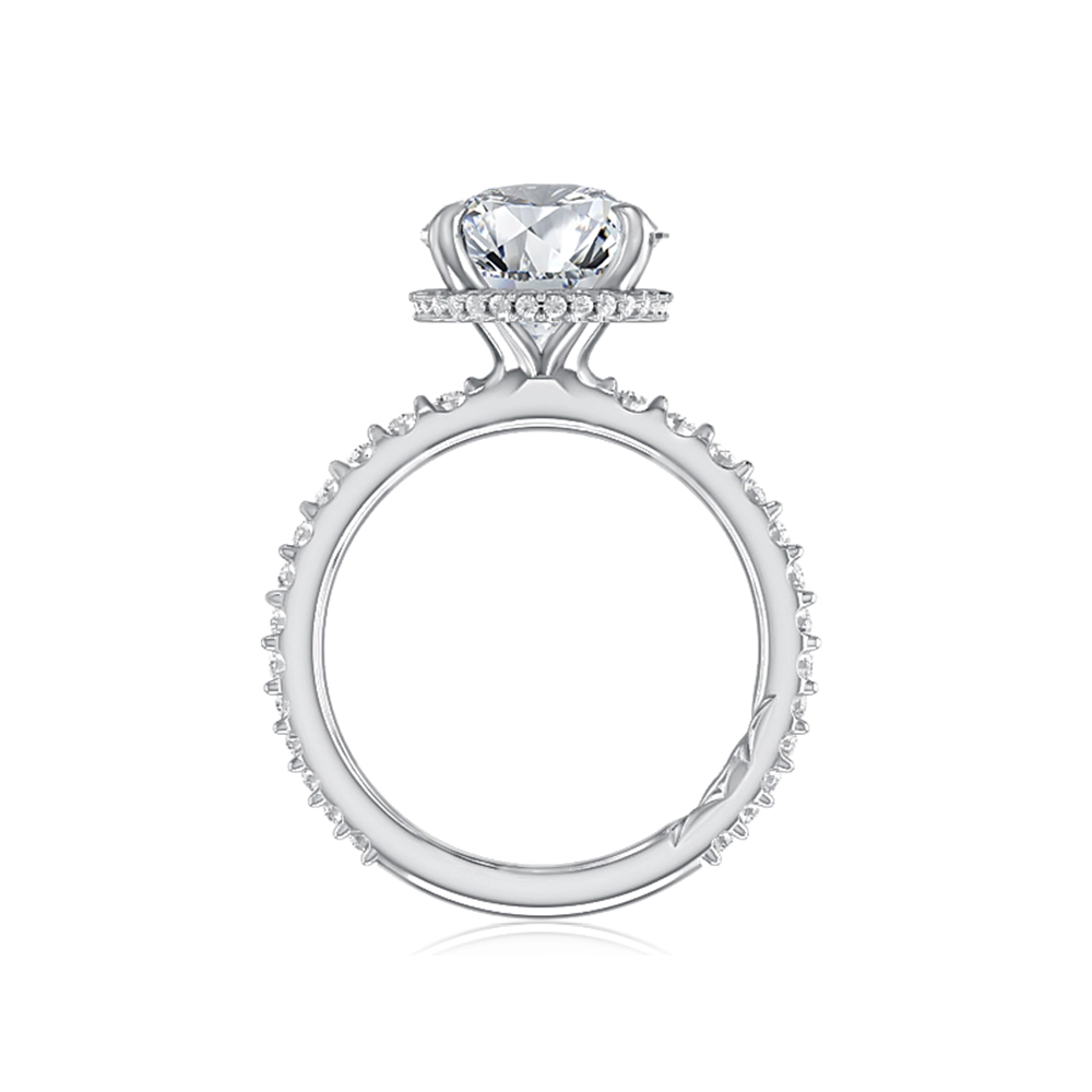 A. Jaffe Engagement Rings in White Gold containing Diamond MECOV3054L/555
