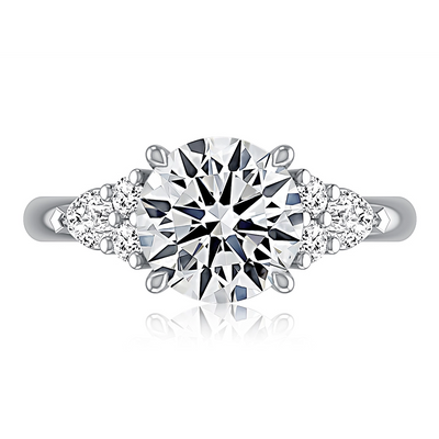 A. Jaffe Engagement Rings in White Gold containing Diamond MECRD3034L/338