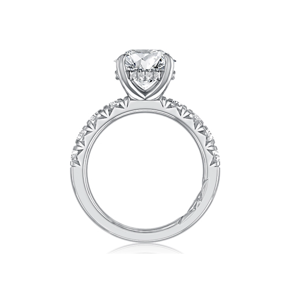 A. Jaffe Engagement Rings in White Gold containing Diamond MECRD3037L/381