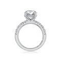 A. Jaffe Engagement Rings in White Gold containing Diamond MECRD3037L/381