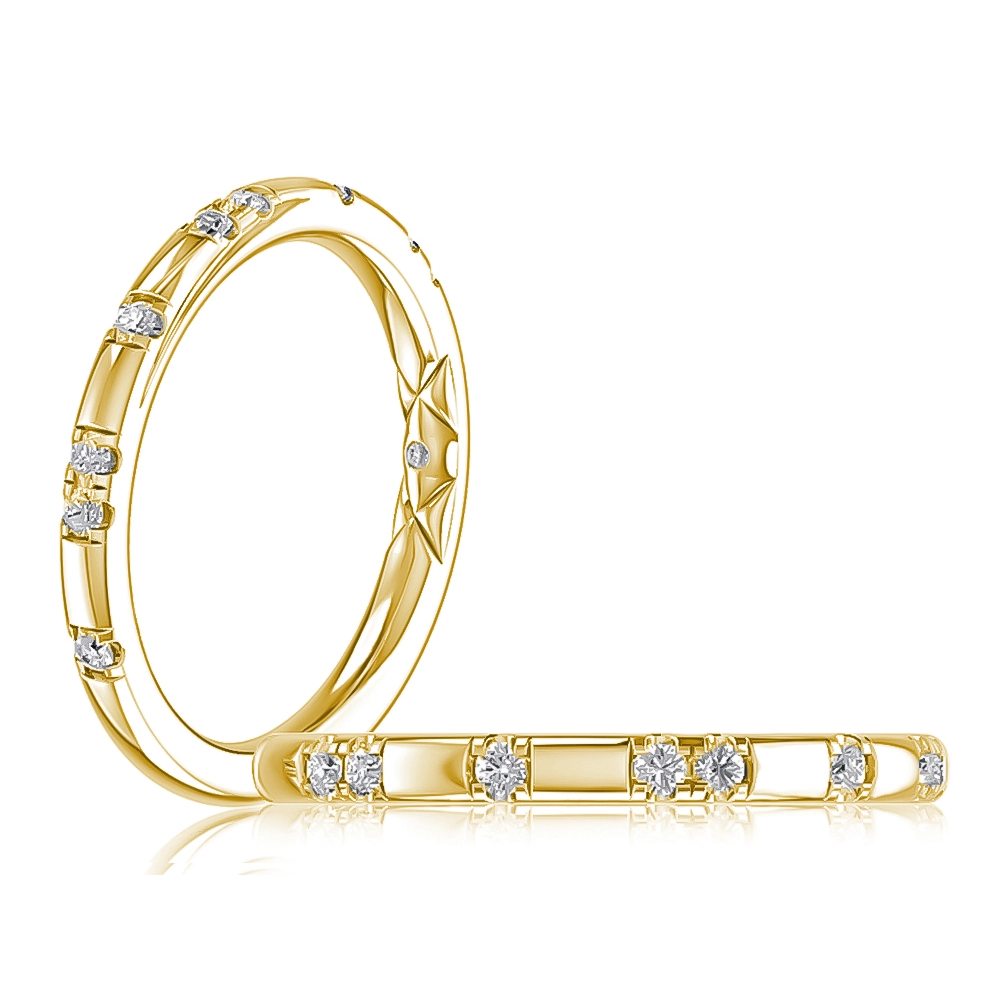 A. Jaffe Wedding Rings in Yellow Gold containing Diamond 434753