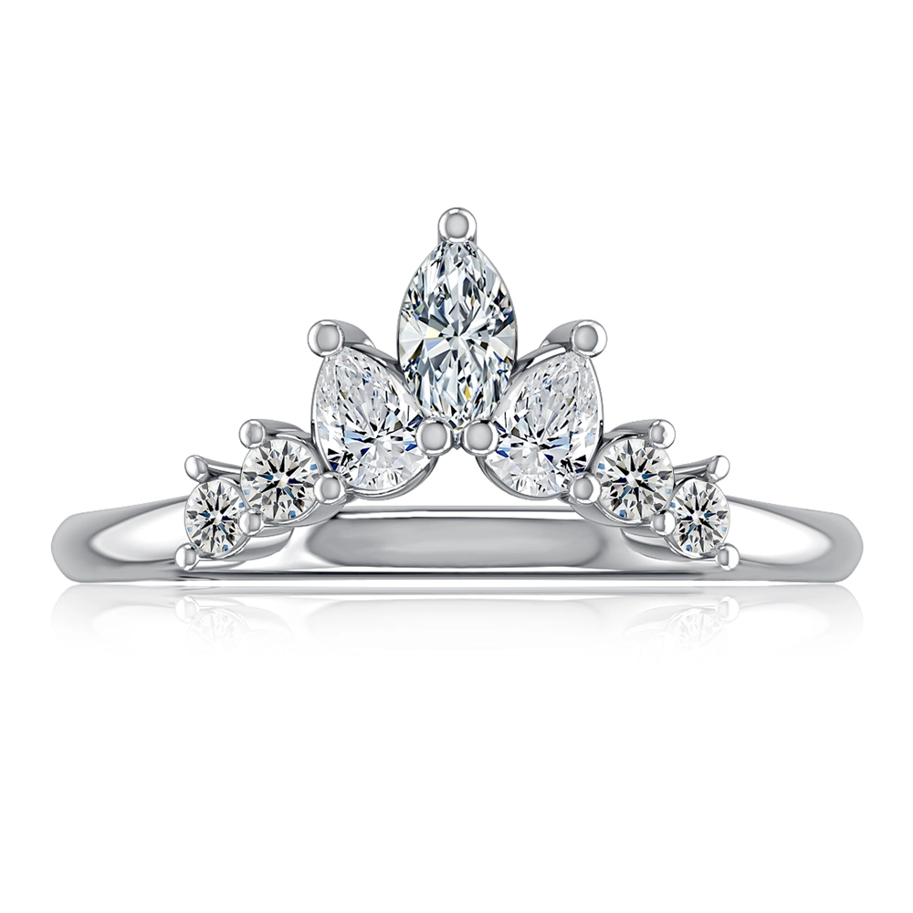 A. Jaffe Wedding Rings in White Gold containing Diamond WRC1604L/49-W