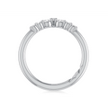 A. Jaffe Wedding Rings in White Gold containing Diamond WRC1604L/49-W