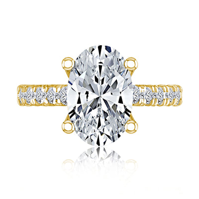 A. Jaffe Engagement Rings in Yellow Gold containing Diamond MECOV3031L/473