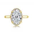 A. Jaffe Engagement Rings in Yellow Gold containing Diamond MECOV2015L/425B-14Y