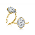 A. Jaffe Engagement Rings in Yellow Gold containing Diamond MECOV2015L/425B-14Y