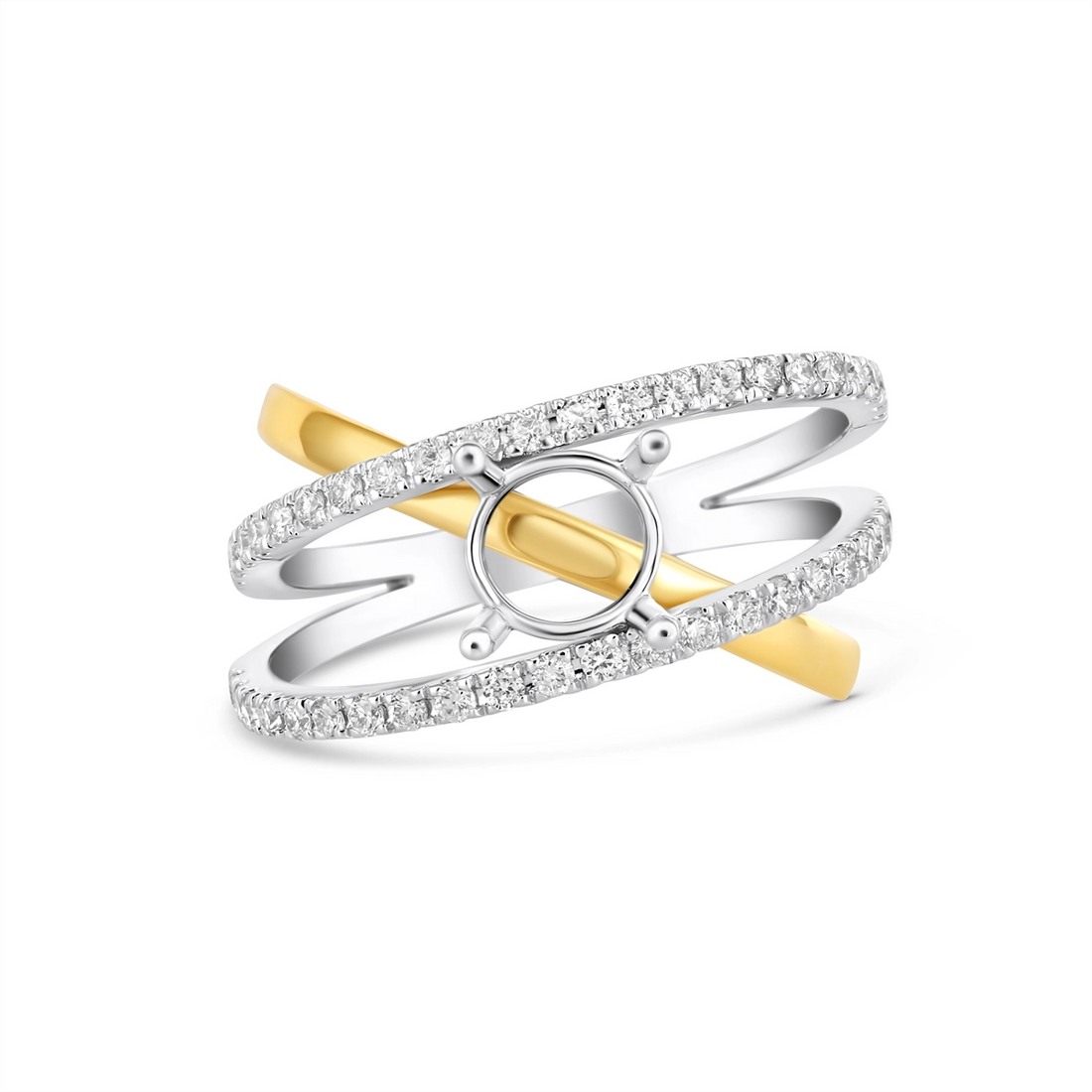 Engagement Collections Engagement Rings in Mixed Metals containing Diamond 434777