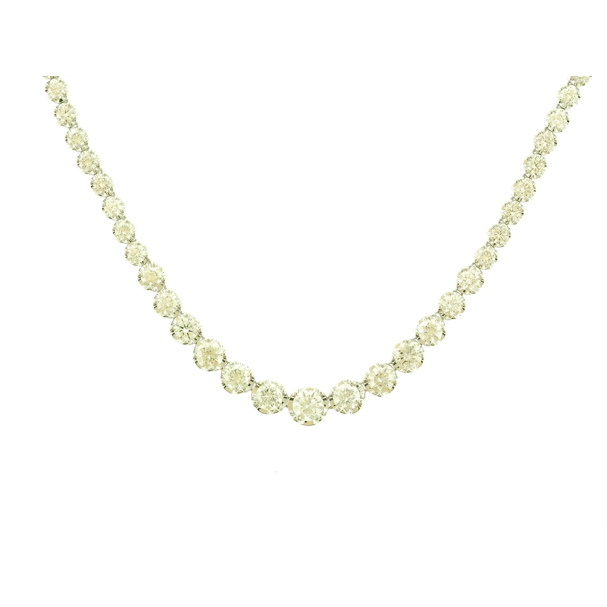 Necklaces Necklaces in White Gold containing Diamond 434843