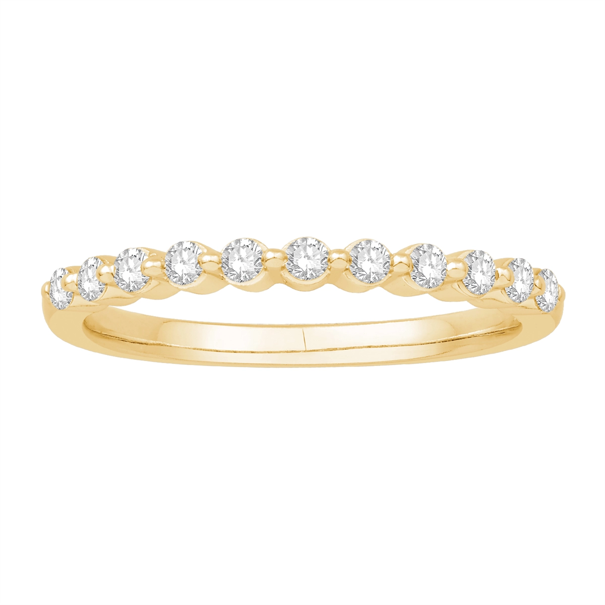 Wedding Bands Wedding Rings in Yellow Gold containing Diamond 434881