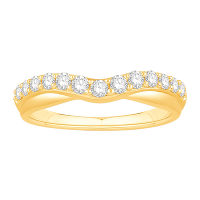 csv_image Wedding Bands Wedding Ring in Yellow Gold containing Diamond 434889