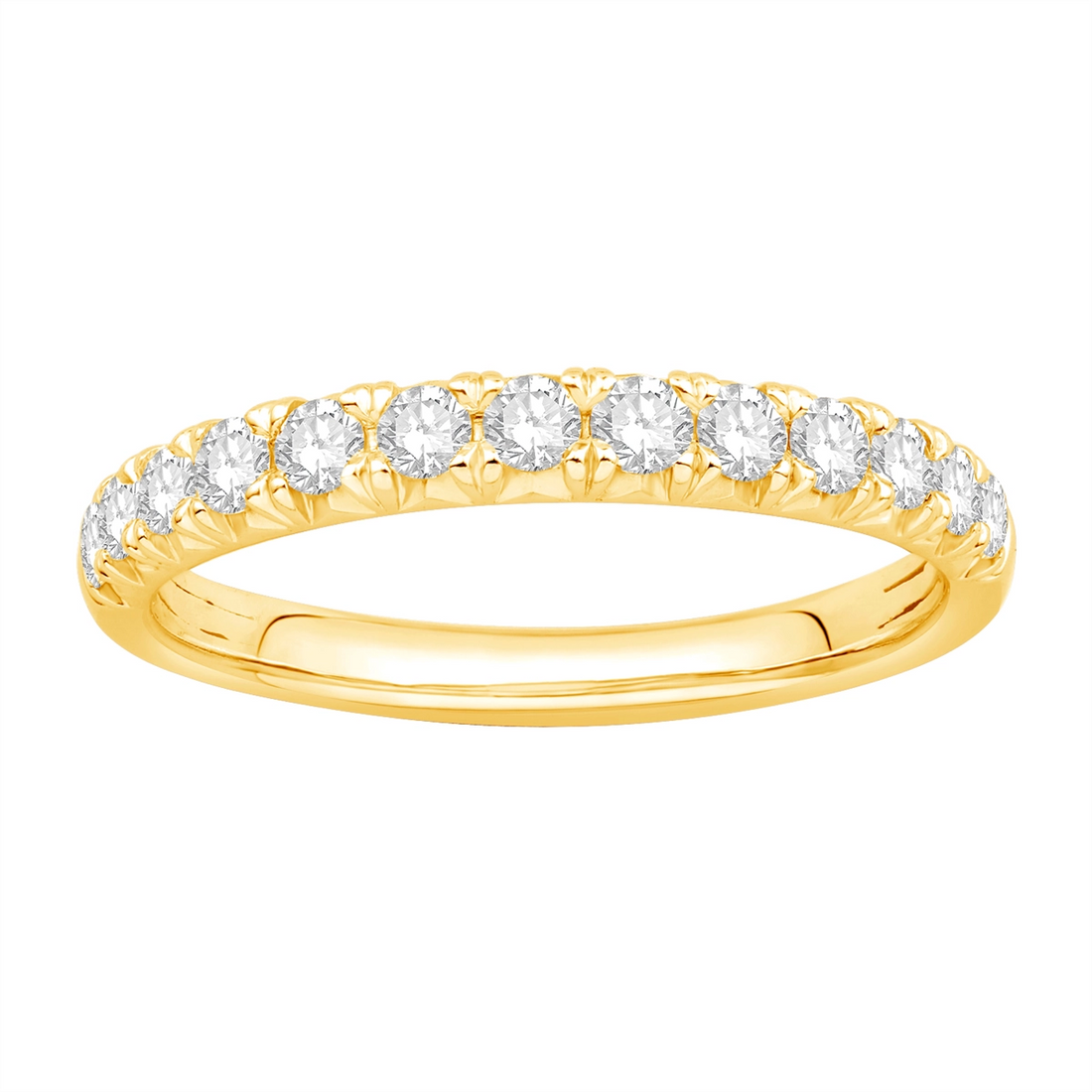 Wedding Bands Wedding Rings in Yellow Gold containing Diamond 434893