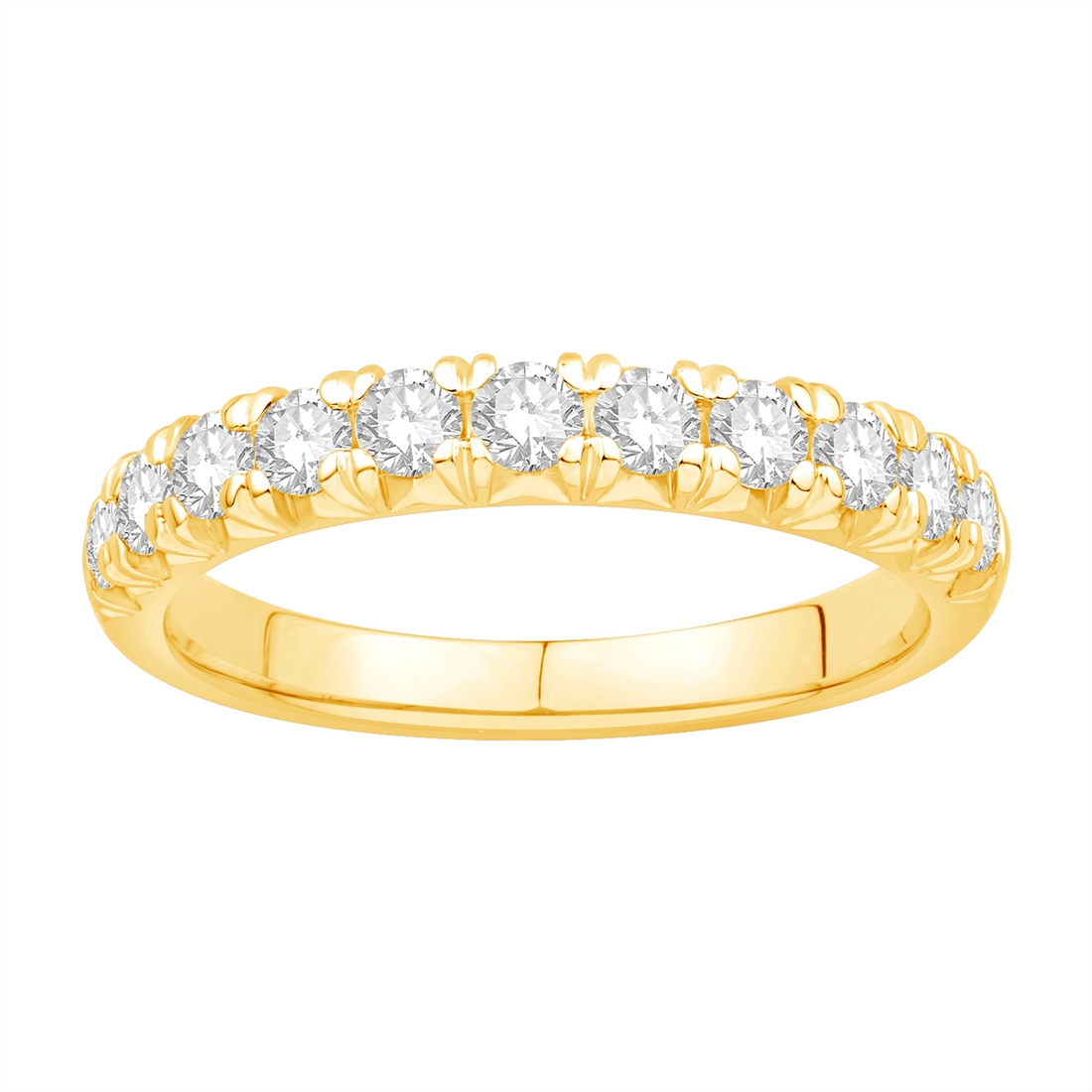 Wedding Bands Wedding Rings in Yellow Gold containing Diamond 434895