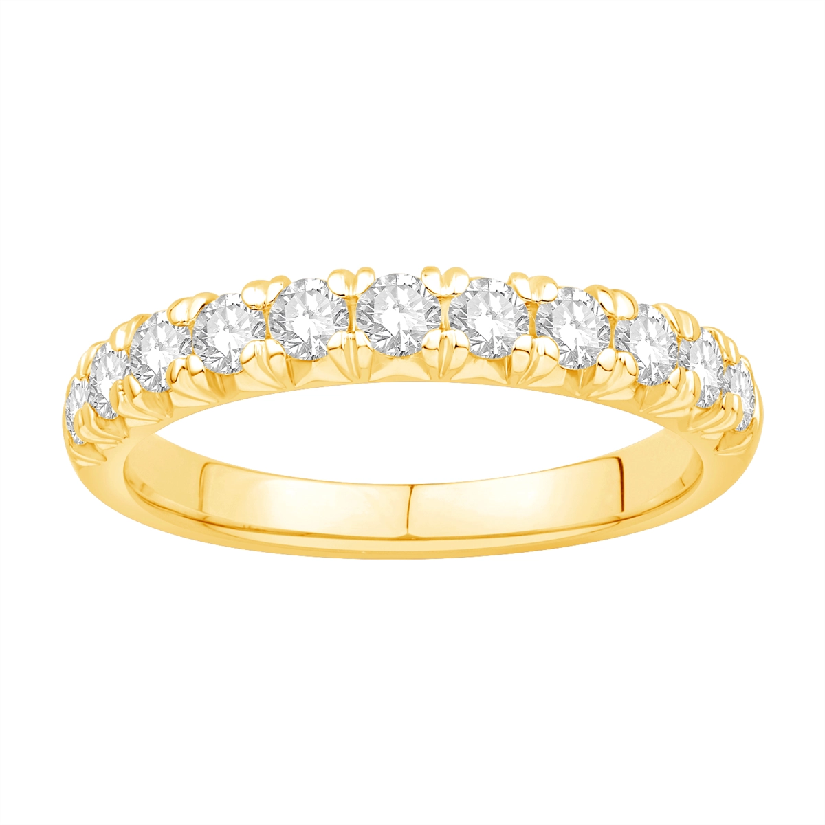 Wedding Bands Wedding Rings in Yellow Gold containing Diamond 434895
