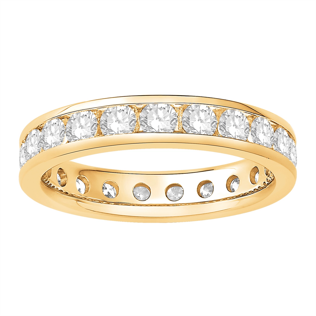 Wedding Bands Wedding Rings in Yellow Gold containing Diamond 434927