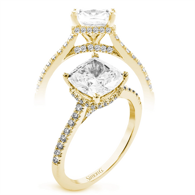 csv_image Simon G Engagement Ring in Yellow Gold containing Diamond LR3031-RD-Y