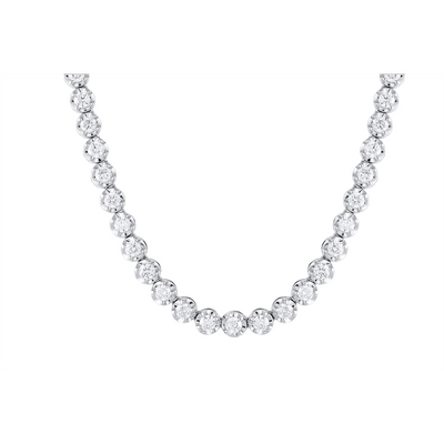 Necklaces Necklaces in White Gold containing Diamond 435013