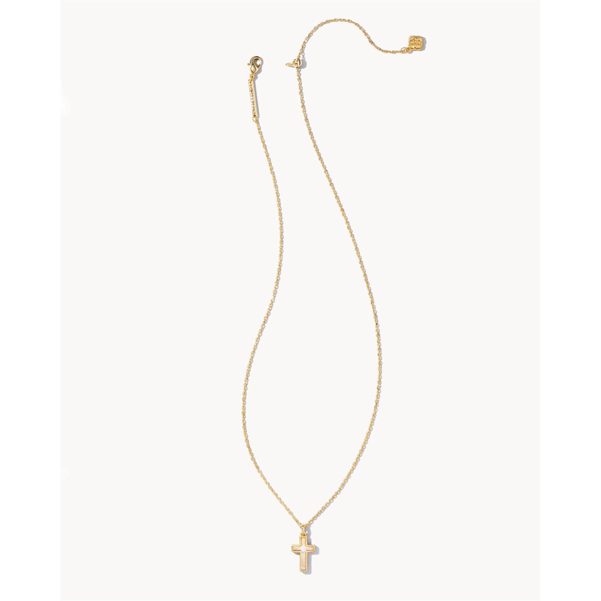 Cross Gold Pendant Necklace – Peacocks & Pearls Lexington