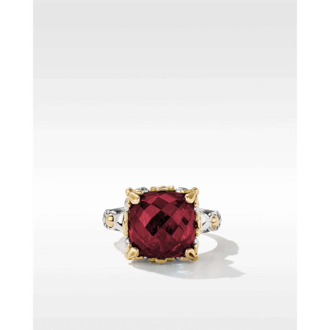 Konstantino Rings in Mixed Metals containing Corundum DMK2124-545-S7