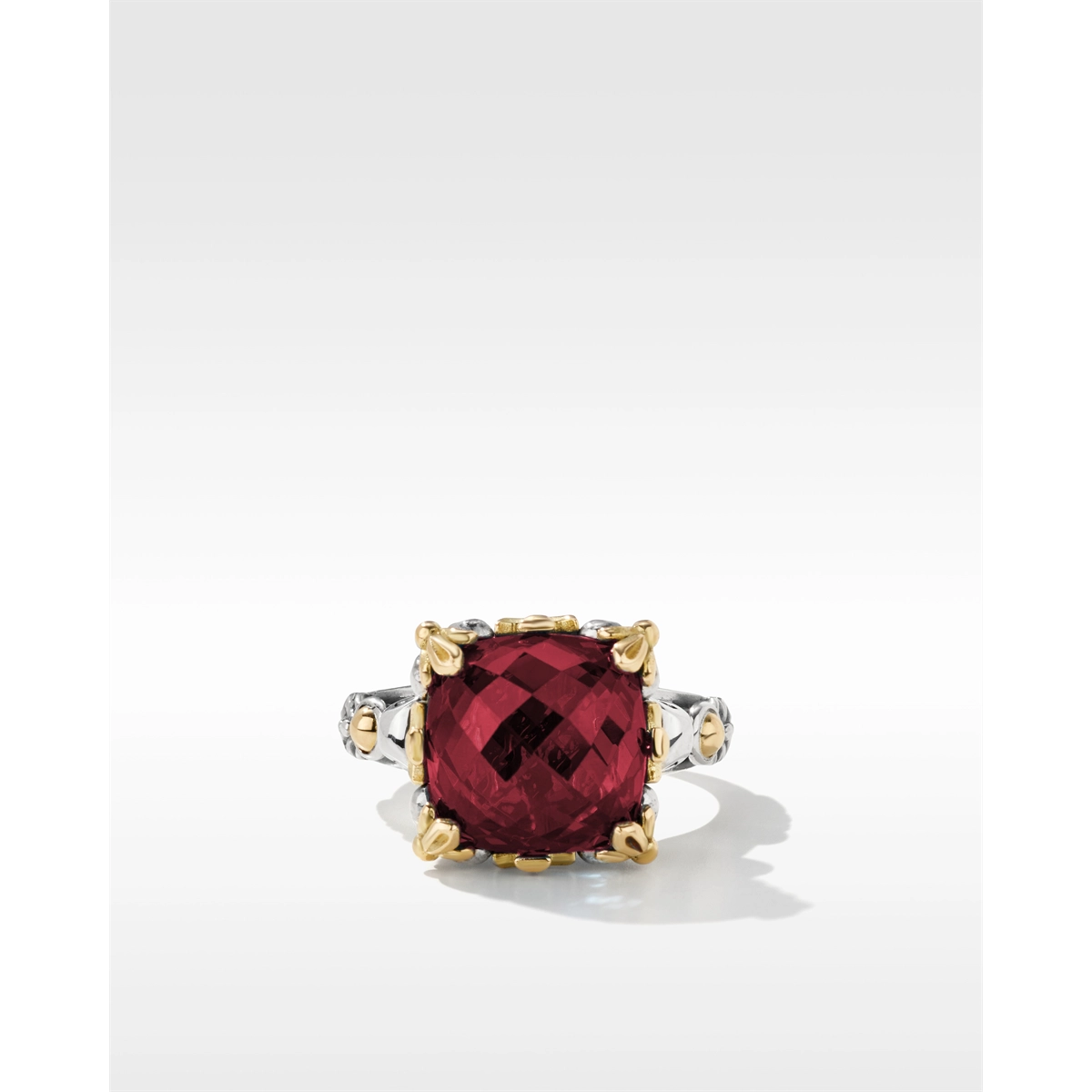 Konstantino Rings in Mixed Metals containing Corundum DMK2124-545-S7