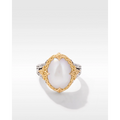 Konstantino Rings in Mixed Metals containing Pearl DMK2167-122-S7
