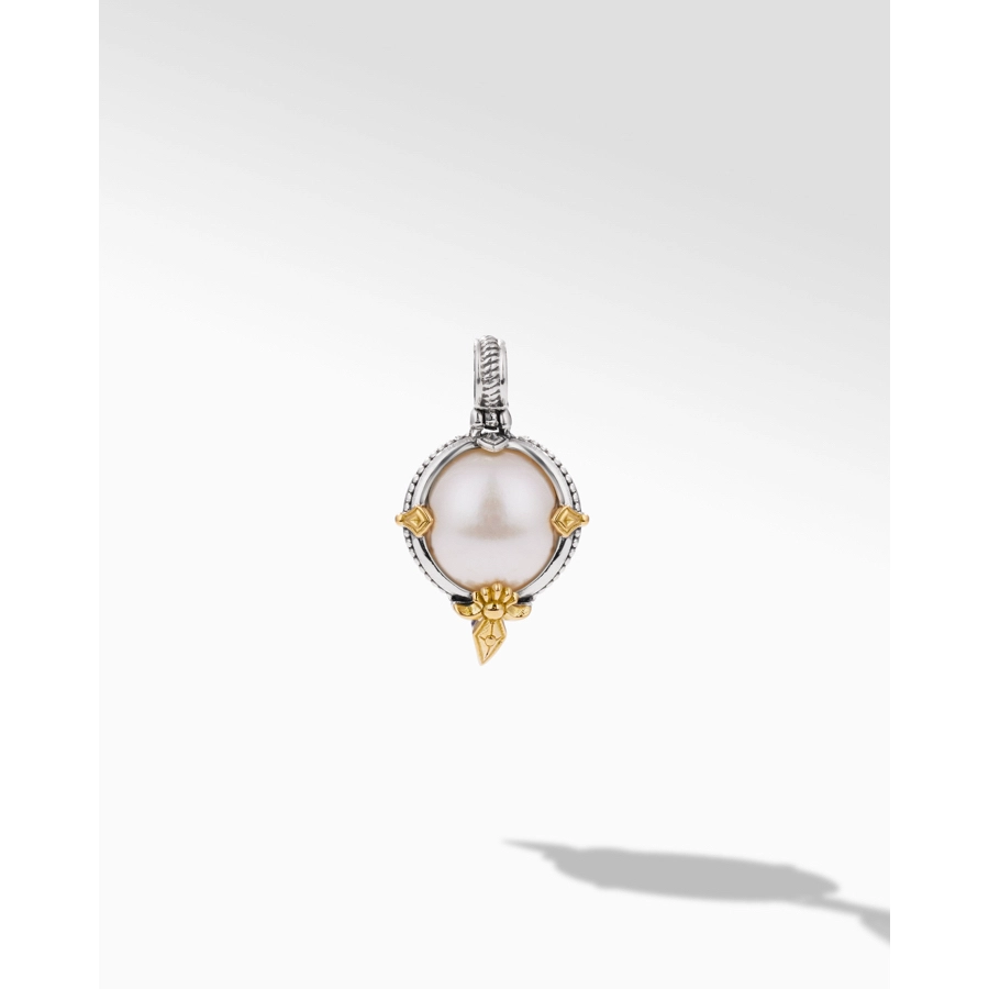 Konstantino Pendants in Mixed Metals containing Pearl MEMK5252-122