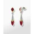 Konstantino Earrings in Mixed Metals containing Corundum SKMK3217-545