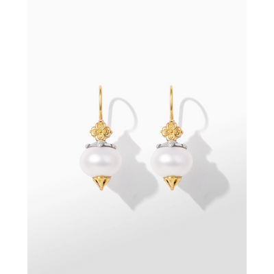 Konstantino Earrings in Mixed Metals containing Pearl SKMK3223-122