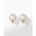 Konstantino Earrings in Mixed Metals containing Pearl SKMK3226-122