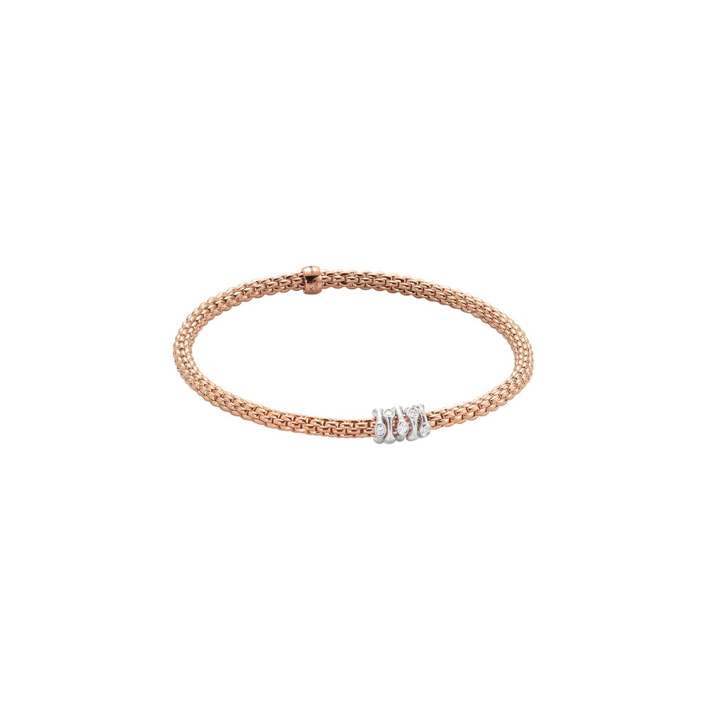 FOPE Bracelets in Rose Gold containing Diamond 74808BX_BB_R_XBX_0XS