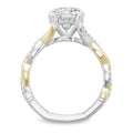 Noam Carver  Engagement Rings in Mixed Metals containing Diamond A046-01WYM-FCYA