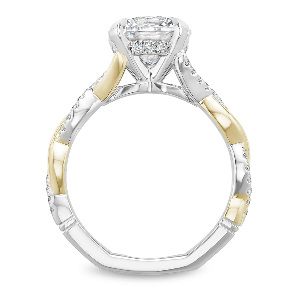 Noam Carver  Engagement Rings in Mixed Metals containing Diamond A046-01WYM-FCYA