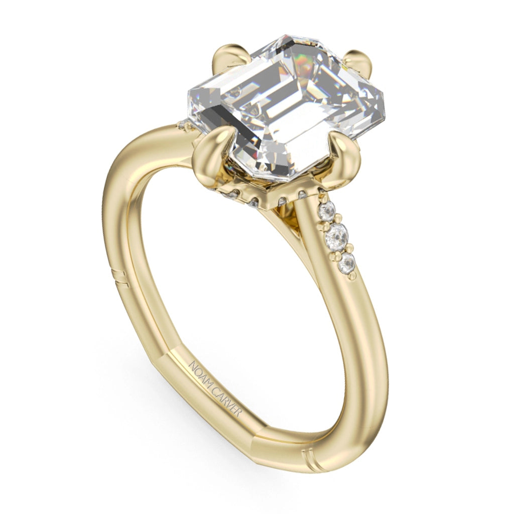 Noam Carver  Engagement Rings in Yellow Gold containing Diamond A087-03YM-FCYA