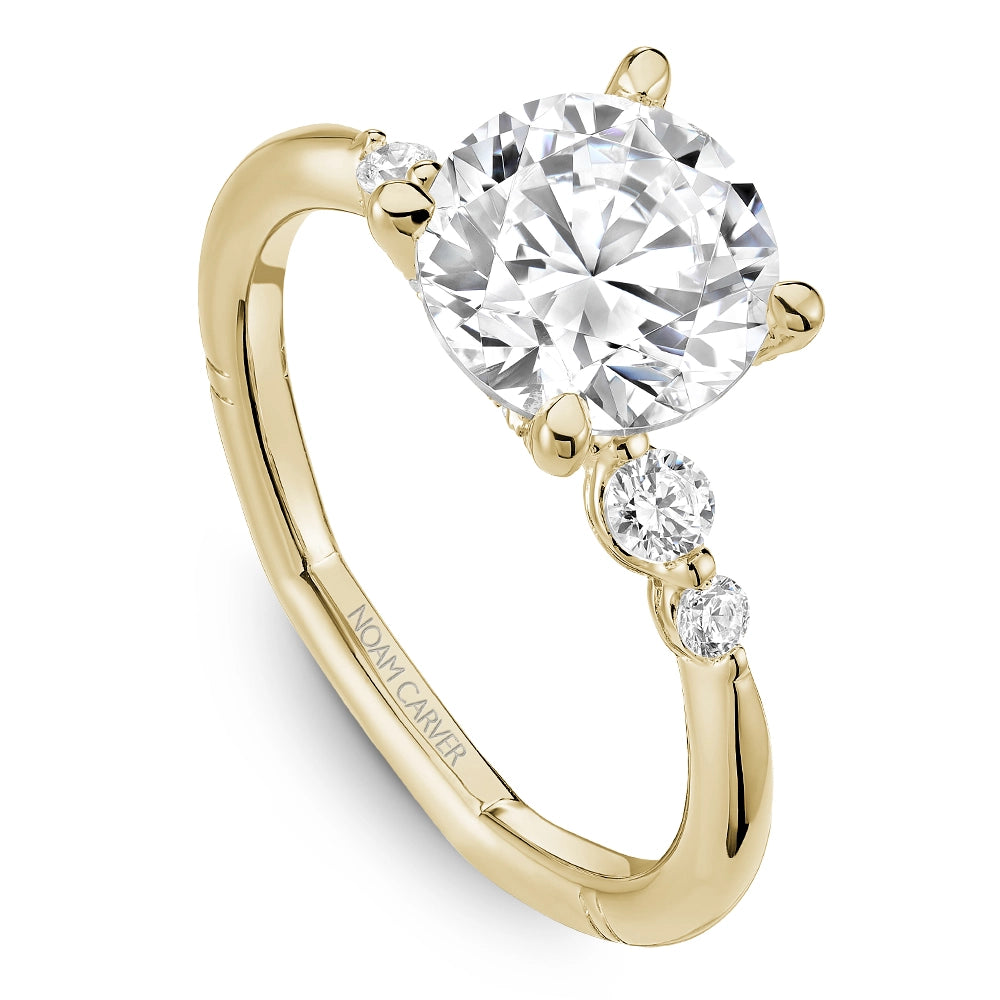 Noam Carver  Engagement Rings in Yellow Gold containing Diamond A095-01YM-FCYA