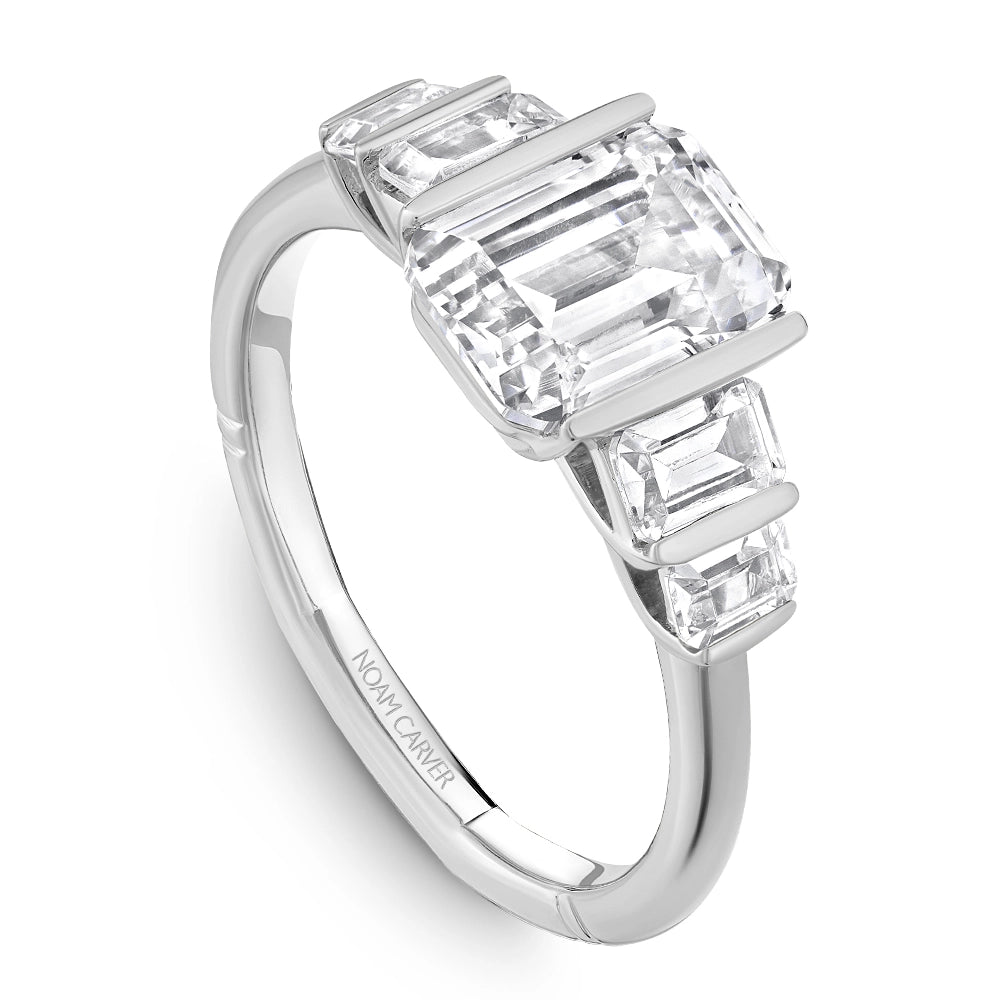 Noam Carver  Engagement Rings in White Gold containing Diamond A100-01WM-FCYA