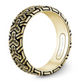 Noam Carver  Wedding Rings in Yellow Gold containing Black diamond, Other, Multi-gemstone NCM-081YBD7-M10
