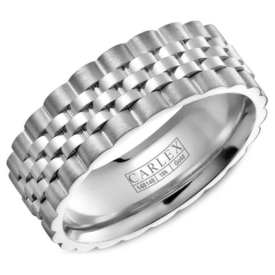 CrownRing Wedding Rings in White Gold CX3-0012WWW-S