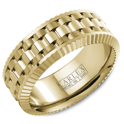 CrownRing Wedding Rings in Yellow Gold CX3-0045YYY-M