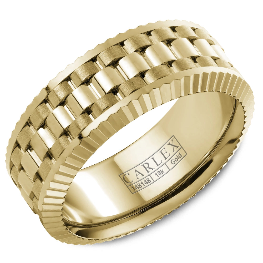 CrownRing Wedding Rings in Yellow Gold CX3-0045YYY-M