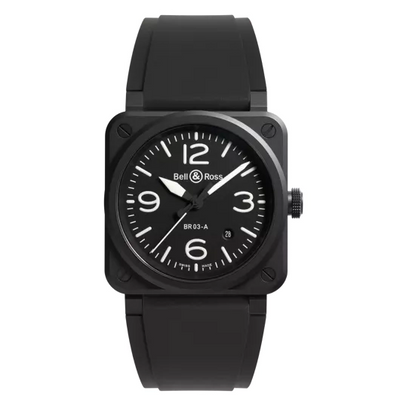 Bell and Ross watch in Alternative Metals BR03A-BL-CE/SRB